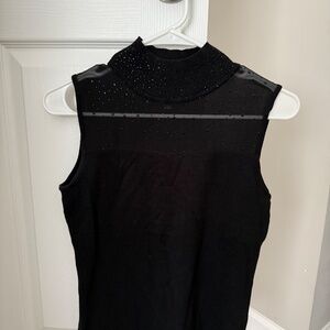 Crystal knit top